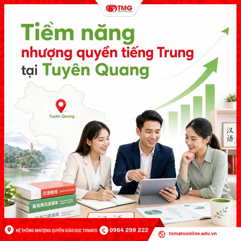 Tiềm năng nhượng quyền tiếng Trung tại Tuyên Quang
