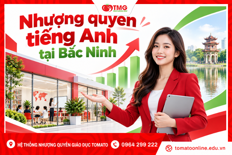 Nhượng Quyền Tiếng Anh Tại Bắc Ninh: Mở Trung Tâm Cùng Tomato
