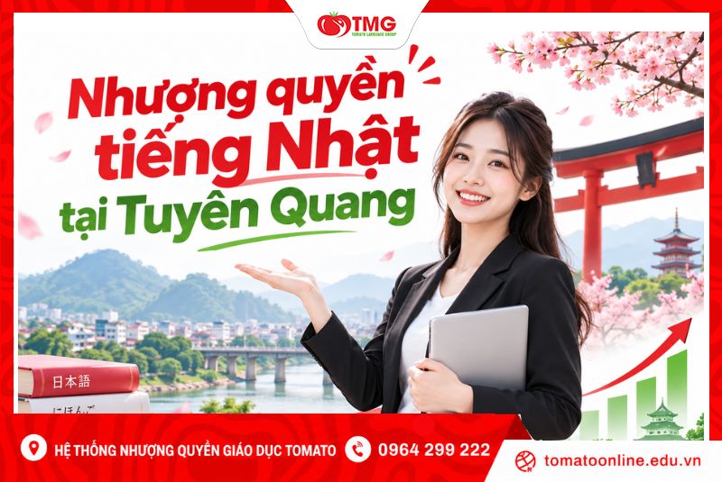 Nhượng quyền tiếng Nhật tại Tuyên Quang