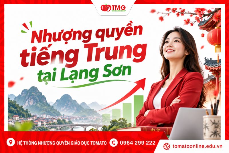 Nhượng Quyền Tiếng Trung Tại Lạng Sơn: Mở Trung Tâm Cùng Tomato